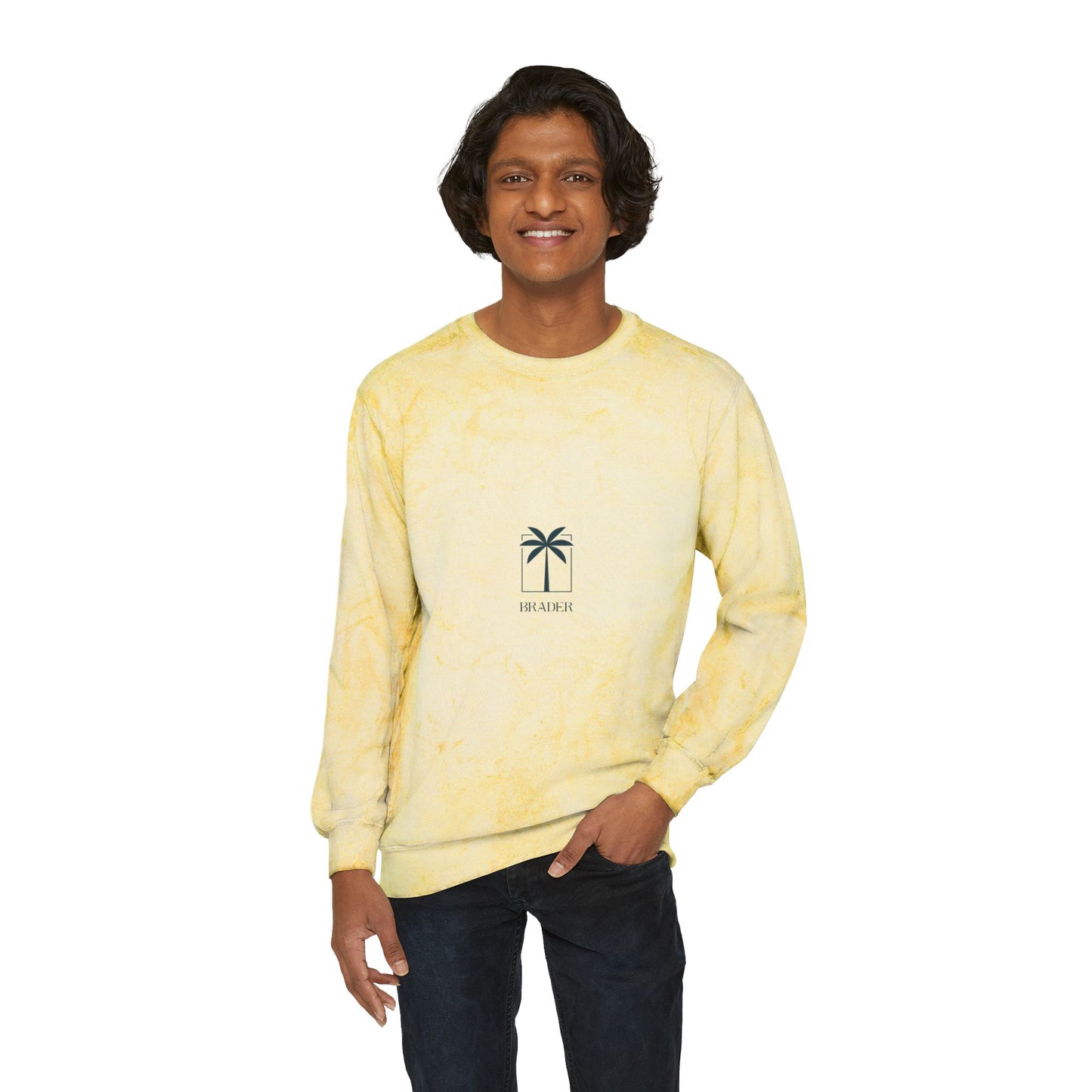 Unisex Color Blast Crewneck Sweatshirt-Brader